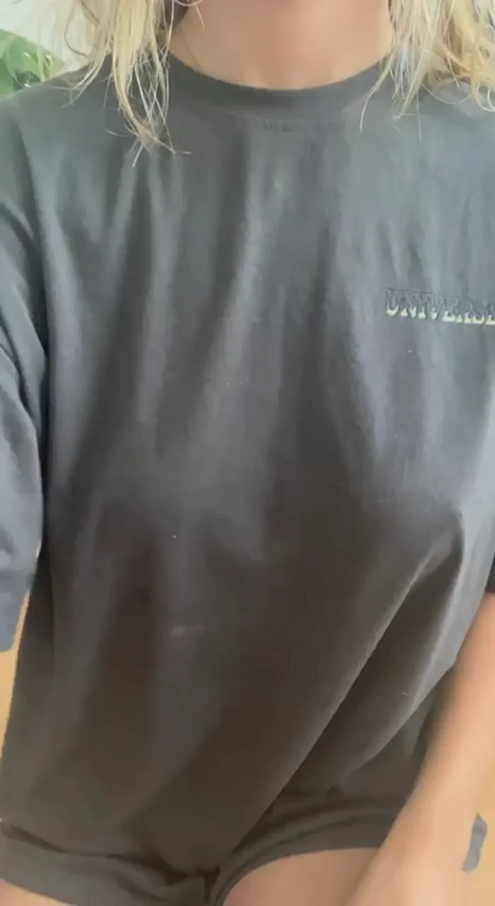 Busty Petite Tease: Surprise Tits Pop Out!