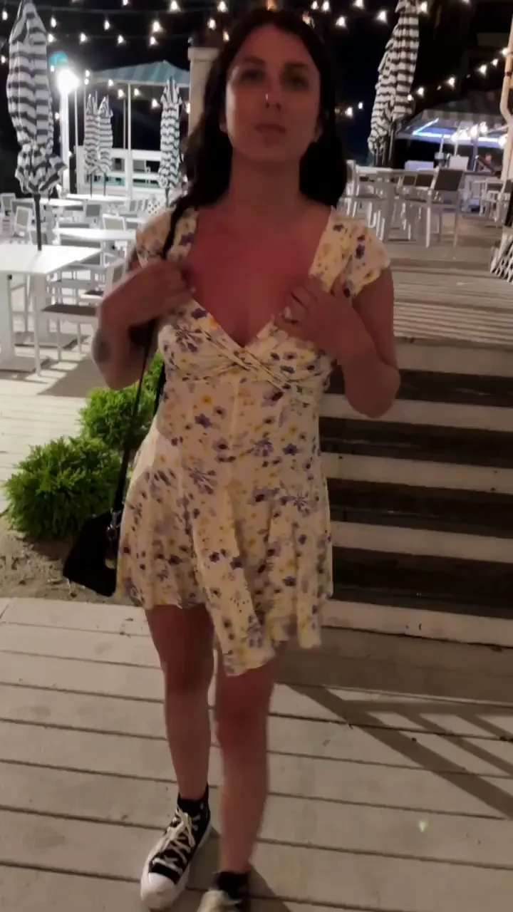 Seeing if the bartender will fuck me in public