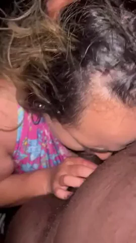 She sucked me off in public while her man watched