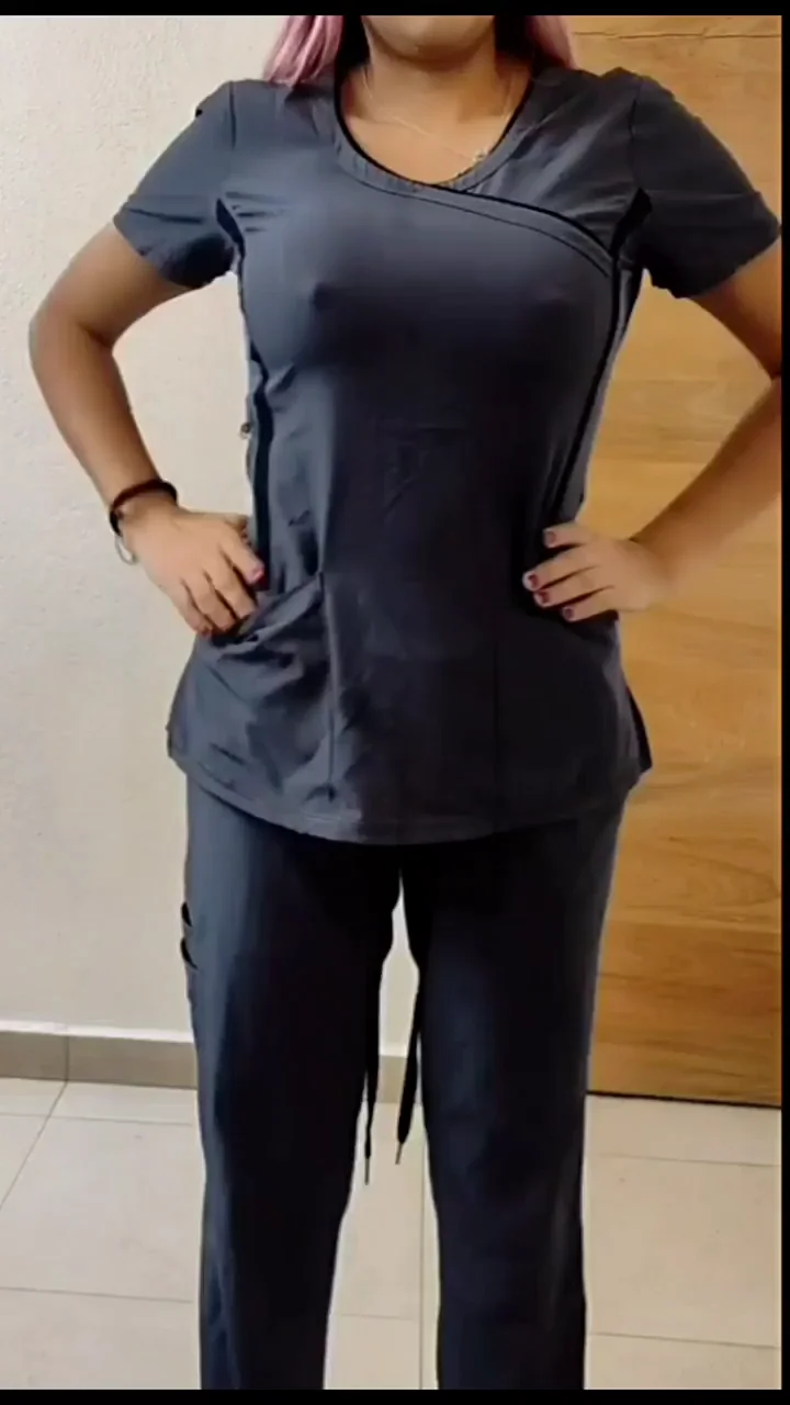 Naughty Latina Doc Flashes Her Juicy Tits & Pussy in Scrubs 😈🍑