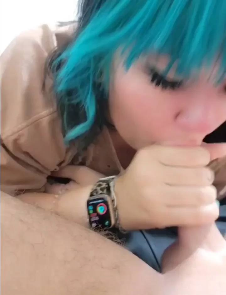 I love gagging on his cock!