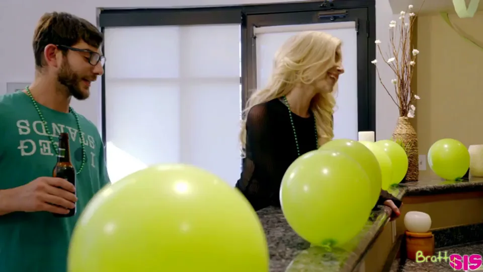 Bratty stepsis and her bestie love threesomes