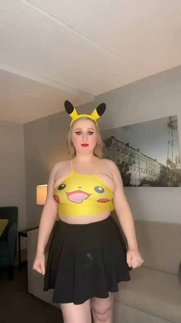 Pikachu but she's thick af