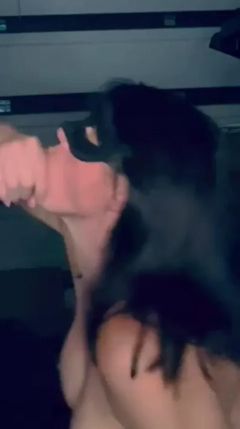 Hotwife Fixes Hubby's Craving with Masked Titty Tease Before Trip 🔥👅🤤