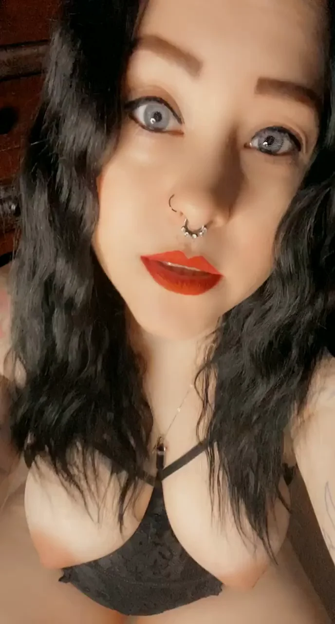 Hoping Preschool Daddies Jerk to My Massive Goth Tits 💦🖤🍈🍈