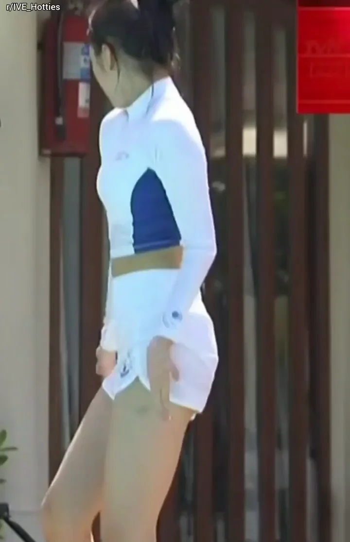 🔥 Ahn Yujin IVE Kpop Slut Teasing in Tiny Shorts & Rashguard 😈