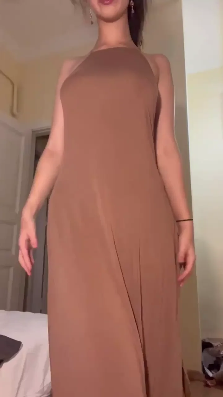 My dress is fun but I like it more off
