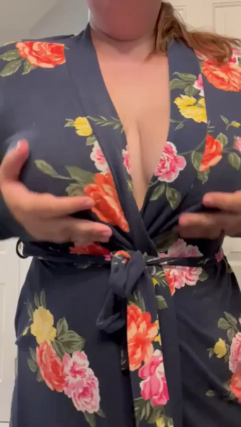 Slide Off My Sexy Robe & Dive Into These Massive MILF Tits 🍒🔥
