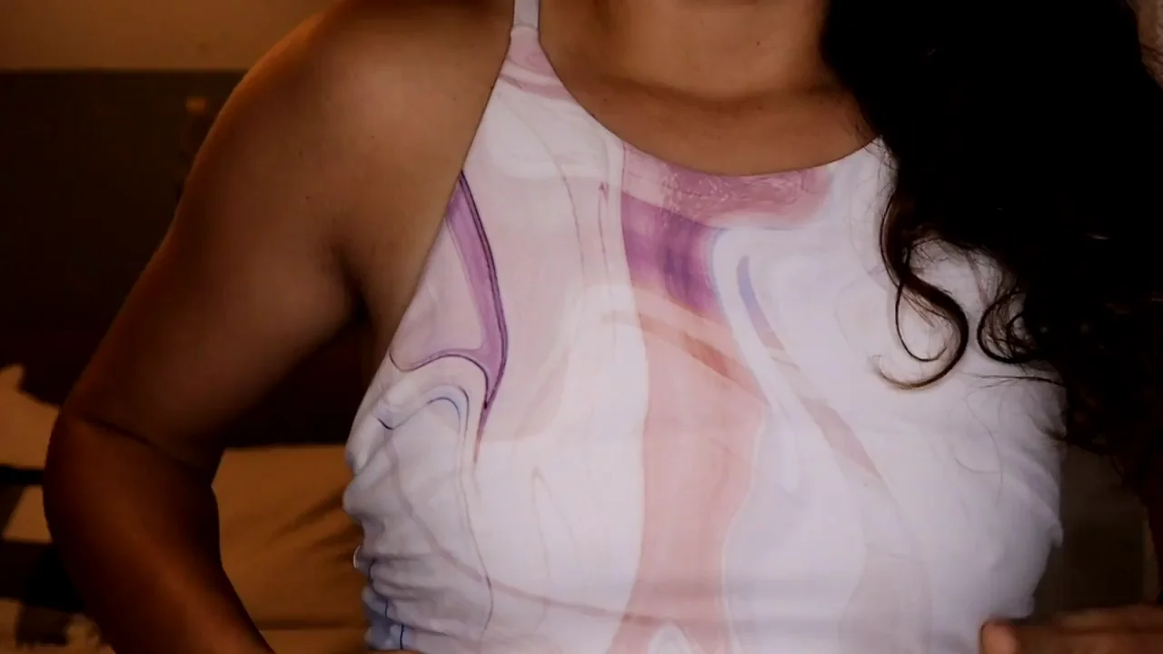 Post-Run Sweat-Drenched Tease 💦🔥 Petite Tits Drippin' Wet