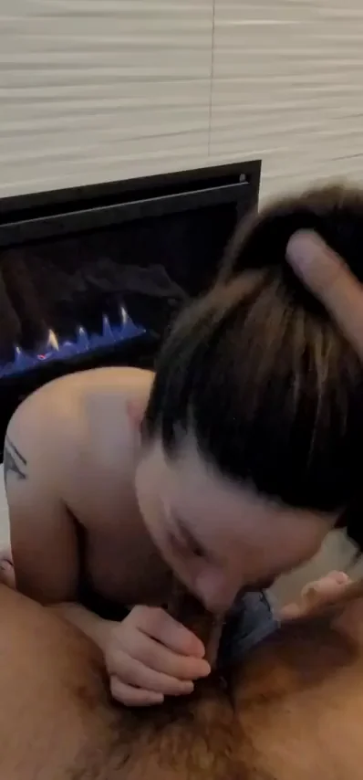 Cum-Craving Cutie Finishes the Job with Sloppy Sucks