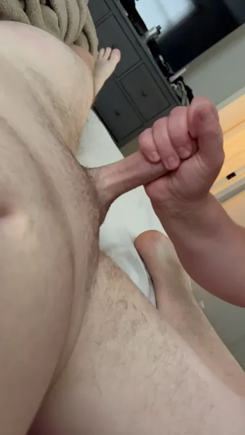 Girlfriend's Relentless Handjob: Stroking Till He Explodes!