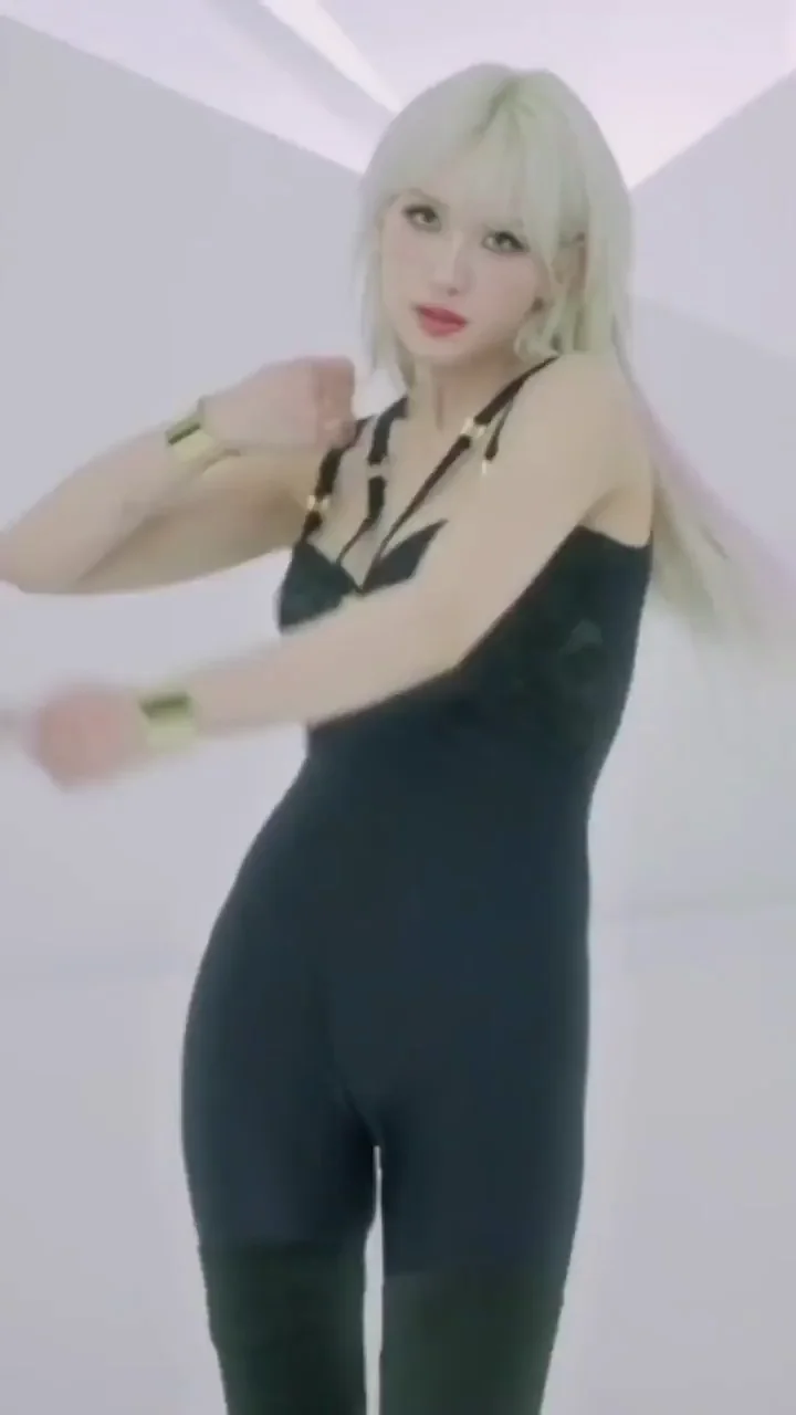 Jeon Somi's Slutty Black Catsuit Tease