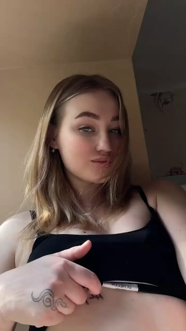 My boobs look better when you give them a good squeeze