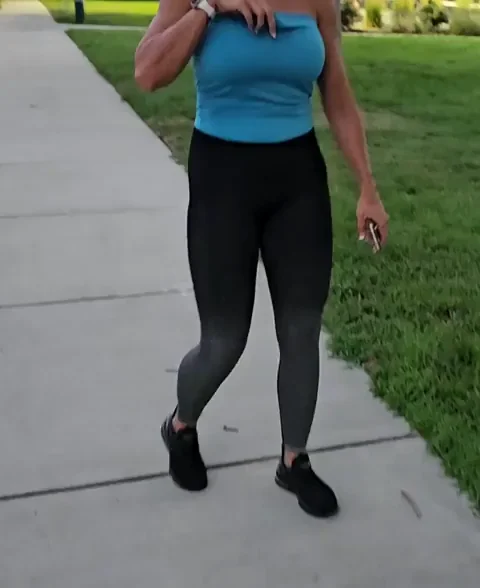 Wanna Flash on Our Walk? 😏👅