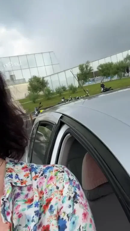 Suck Mommy's Juicy Tits in the Car 🚗💦