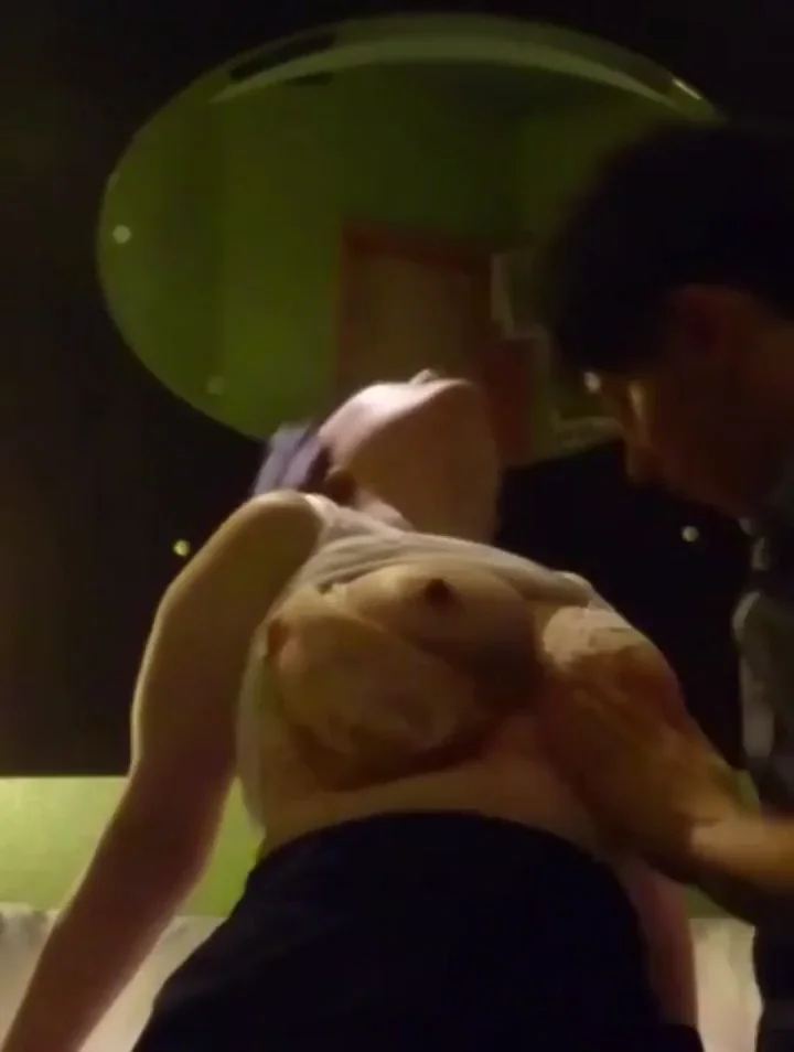 Asian Amateur's Massive Tits Sucked & Squeezed Raw