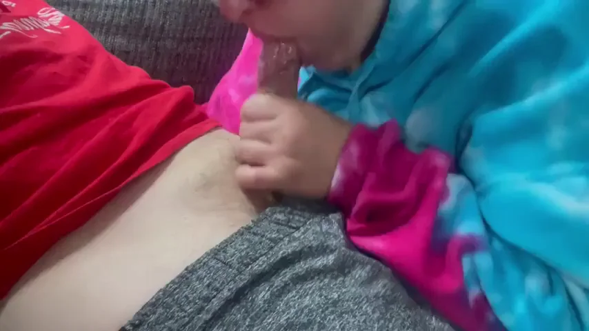 Gagging on Hubby's Thick Cock, Who Wants a Sloppy Taste? Volunteers Needed! 🤤🍆💦