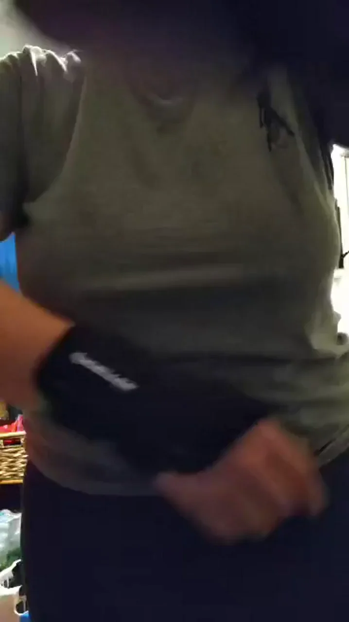 Blonde MILF Tank Top Titty Drop Reveal 🔥🍈🍈