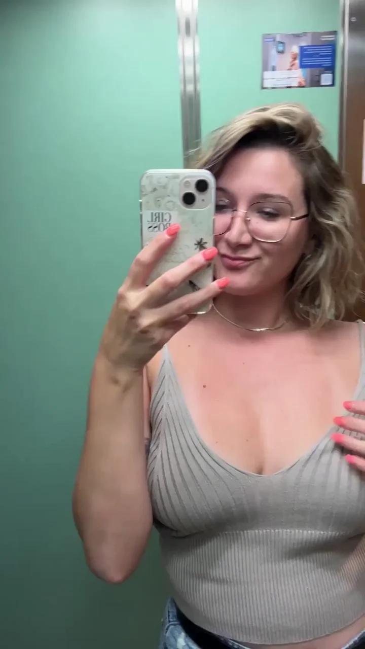 Would you get naked and fuck this busty teacher?
