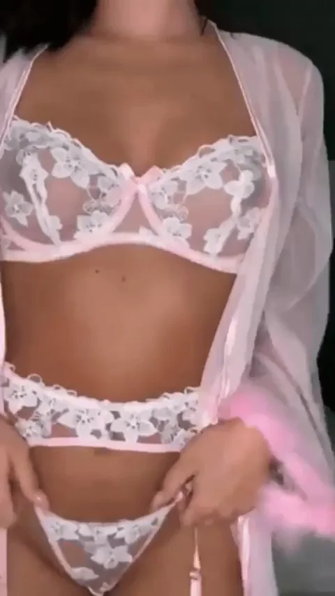 Teasing in Lacy Lingerie for Stepbro's Approval 😈👙