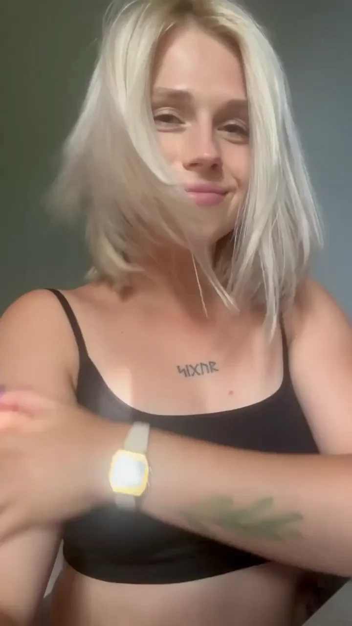 Fresh 19yo Blonde Tease: Too Young for Your Cock? 😈🍑