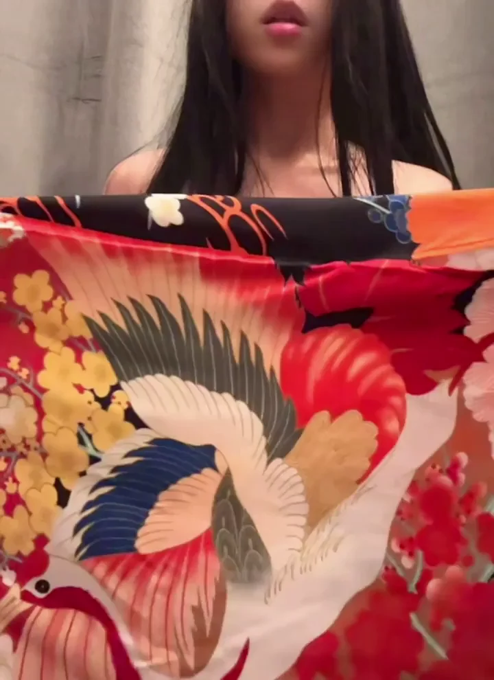 Kimono Tease: My Only Shield for This Slutty Body 😈👘