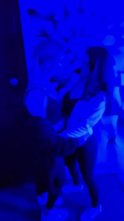 kissing this cutie i met at the club