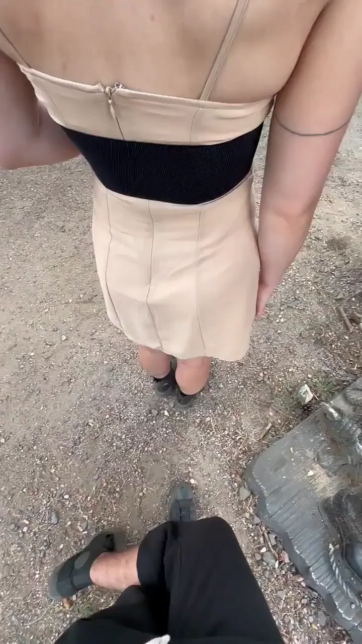 Public Upskirt Tease: Peek My Juicy Ass Under This Tiny Skirt? 😈👀