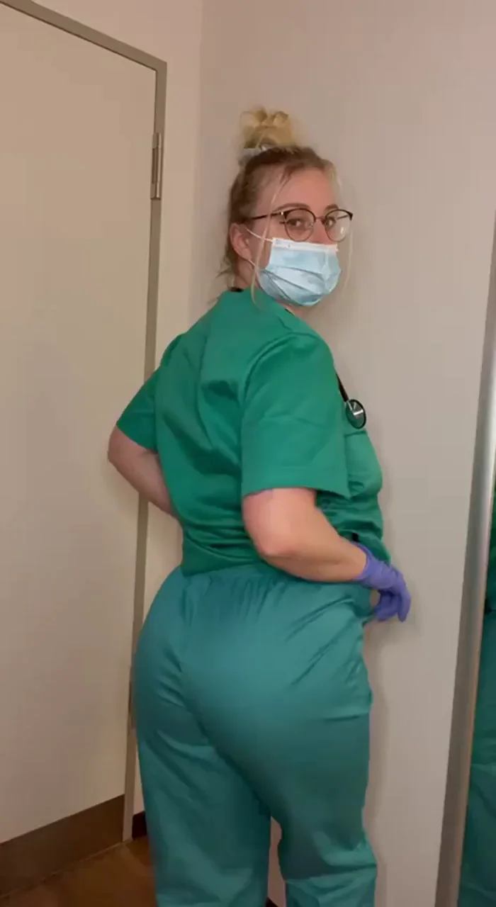🍑 Doctor's Orders: Morning Cake in Thong Tease! 💉