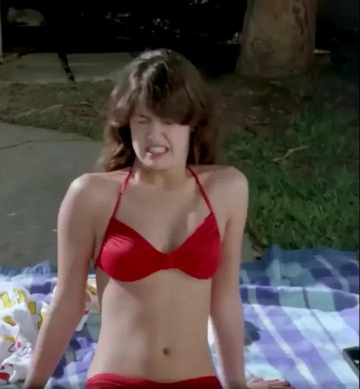 Phoebe Cates' Iconic Red Bikini Tease 😈💦🔥