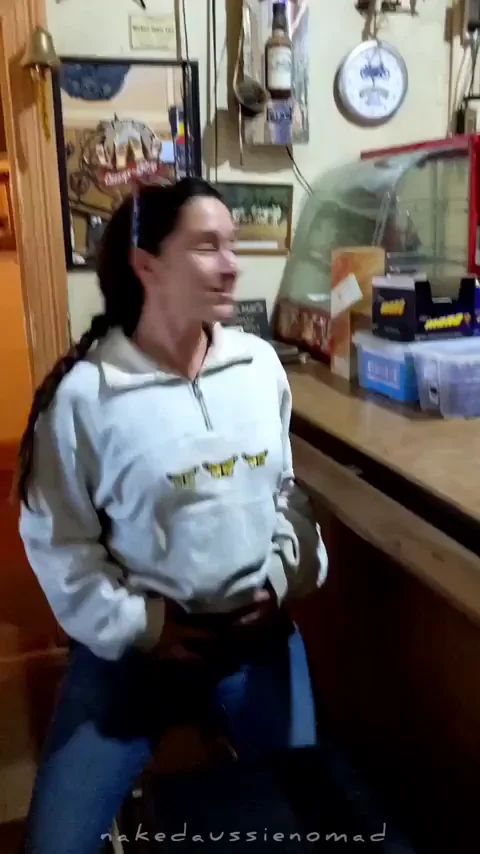 Dirty pub needs dirty action, like if you'd fuck me here