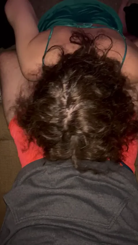 Drunk Hubby Passed Out, Horny Wife Kneels for My Thick Cock 💦🍆👅