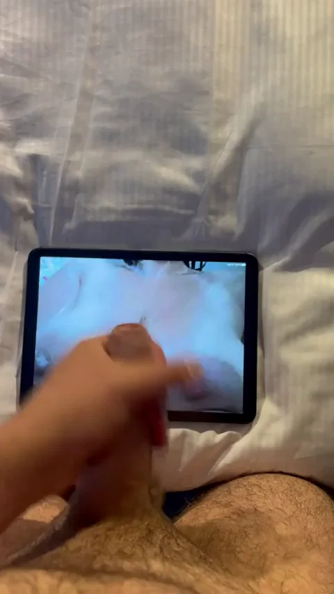 Got sent this video last night, done one dumping a good amount of cum over my wife's tits. I absolutely love receiving this sort of material. Watching my wife's tits get covered is one of my favourite things.