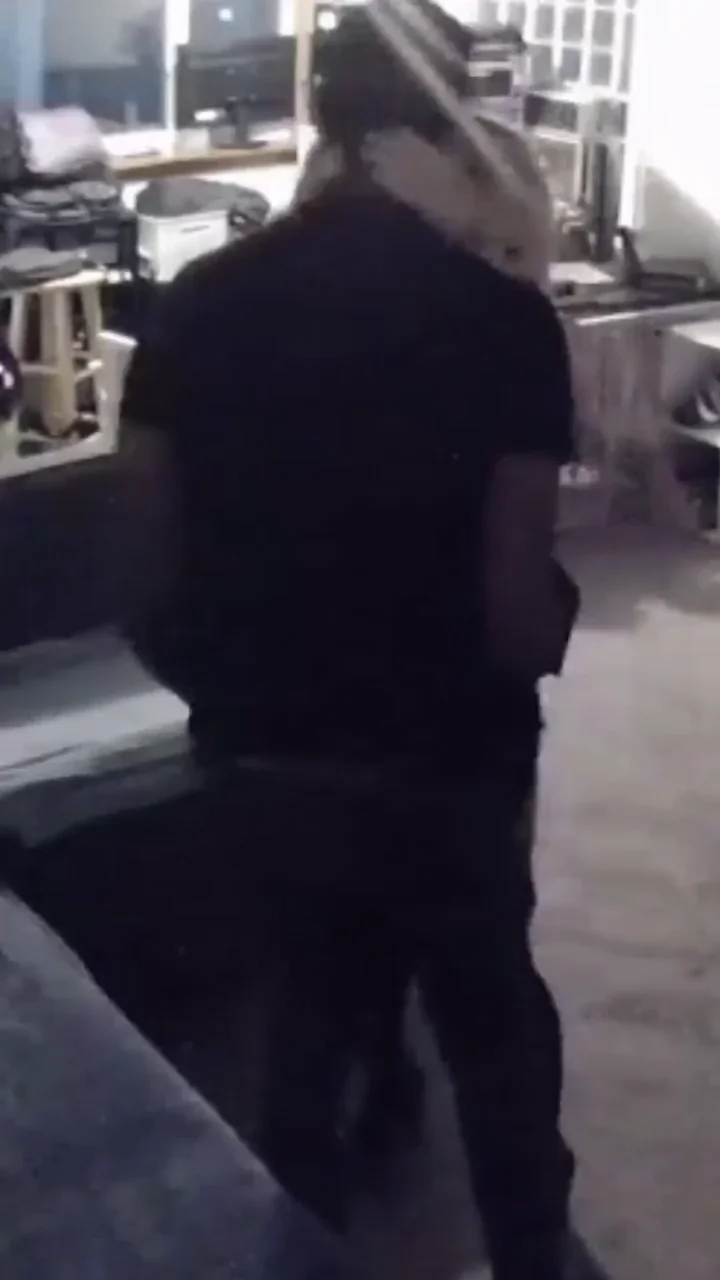 I brought a friend home from the bar for a creampie quickie before heading back out. Hubby recorded the whole thing on his phone but remembered the Nest cam for a more unique view. This is some of what it caught.