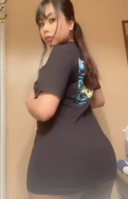 Thick Cutie Teases Her Massive PAWG Booty Reveal