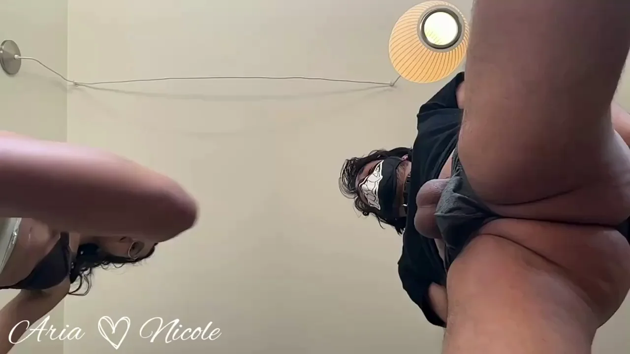 Trashing his balls in slow motion