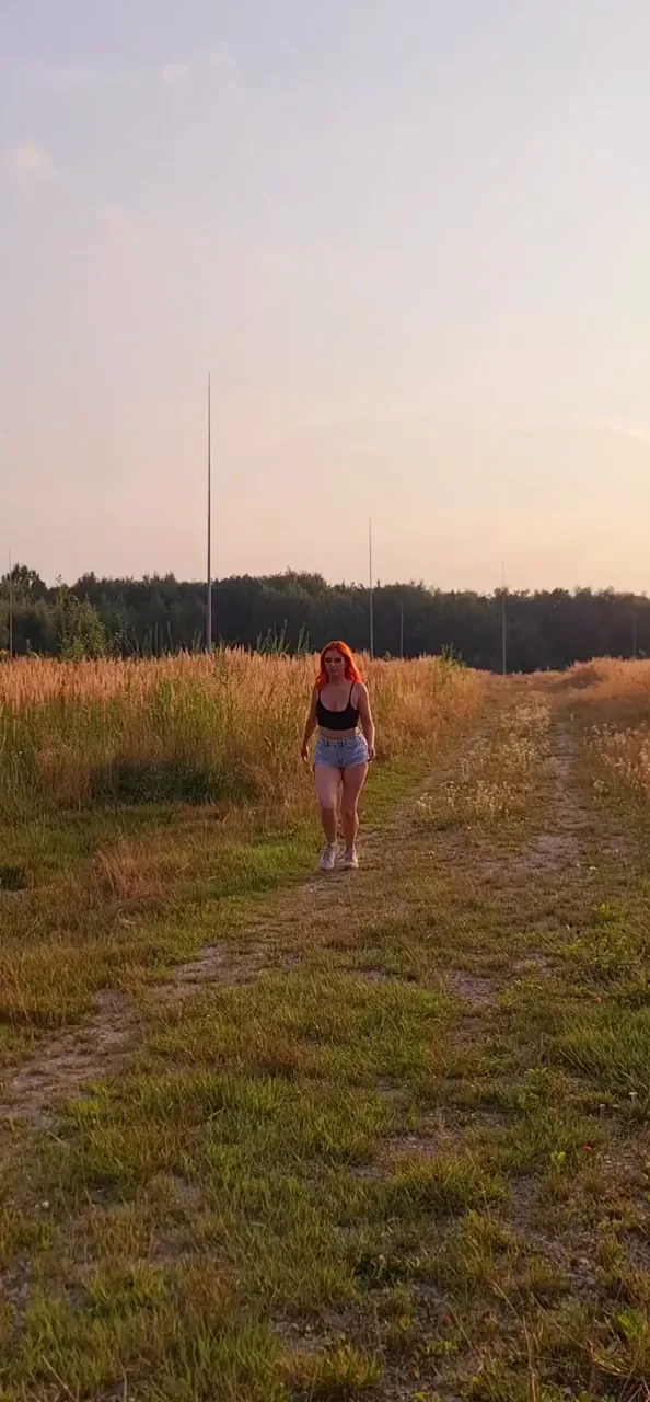 neon hair is prettiest when enjoyed in the woods