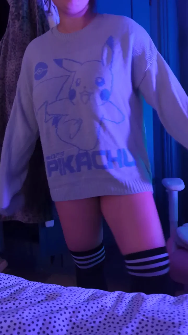 Chubby Pikachu Slut Picks Your Cock!