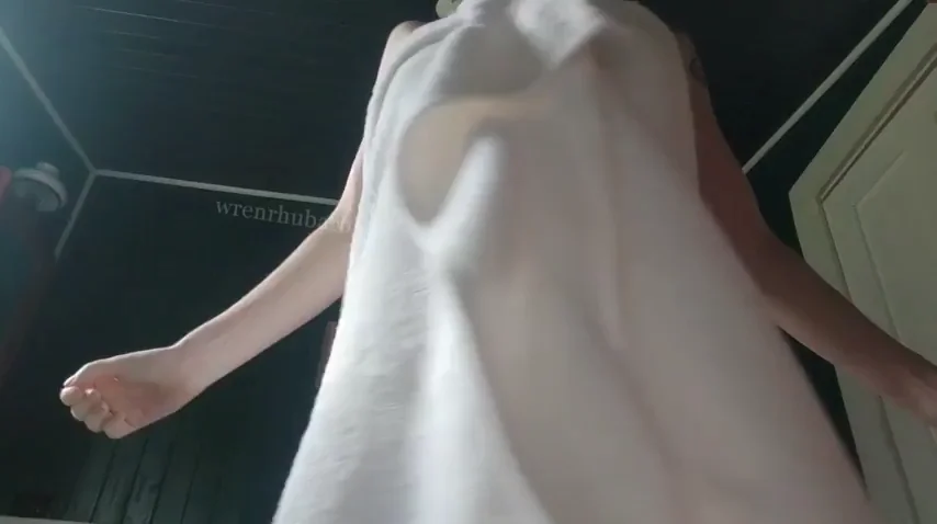 Showing you what's hiding under my towel :)
