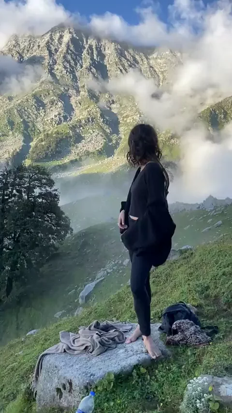 Showing my little mountains in the big mountains