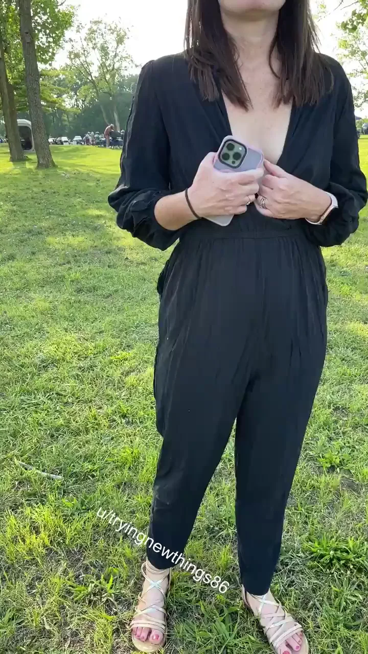 Concert in the park + easy access top = fun