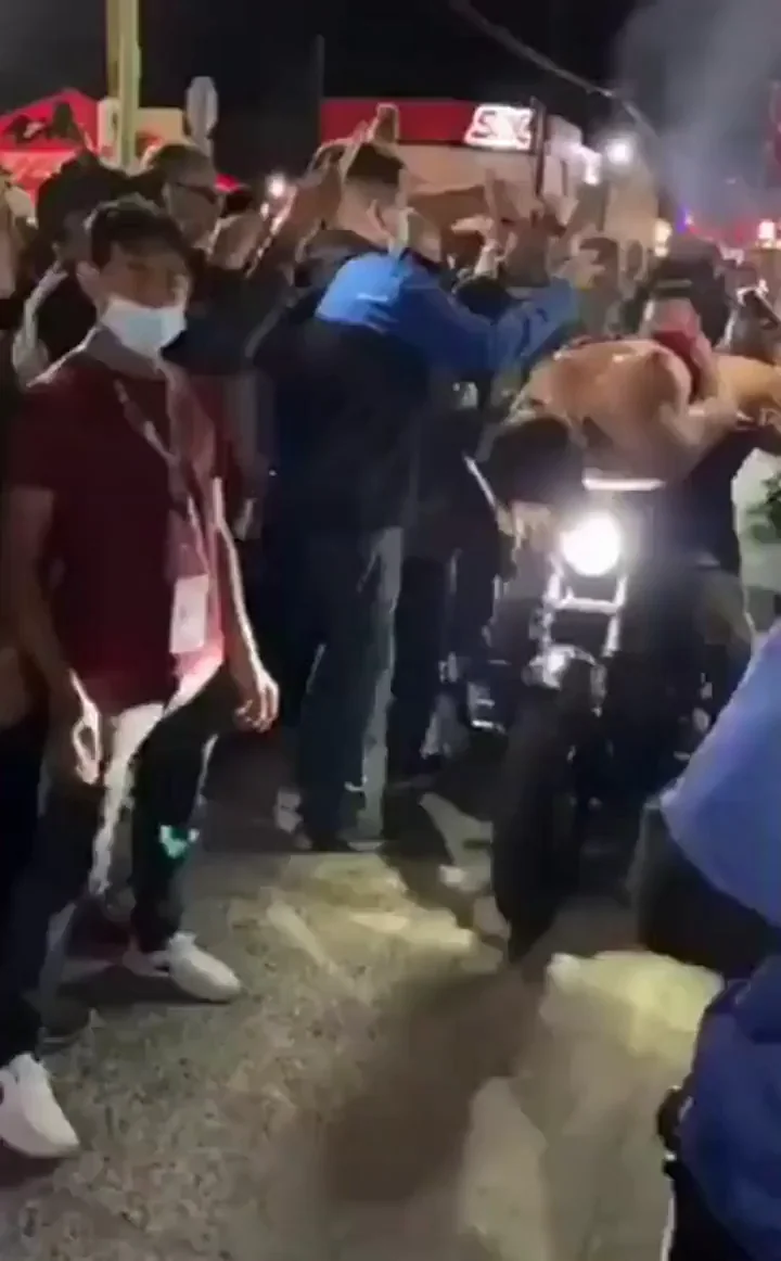 That's One Way To Make An Entrance