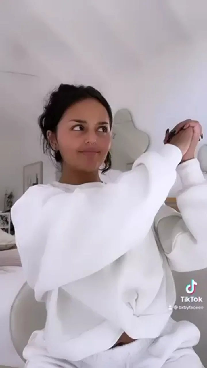 TikTok Slut Teasing in Oversized Hoodie