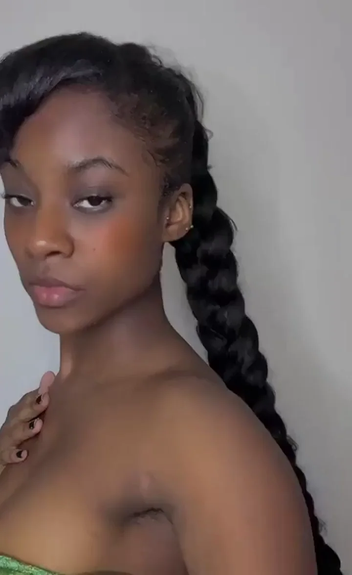 Thick Creampie Hits Perfect While This Ebony Teen Cums Hard 🤤💦🍑