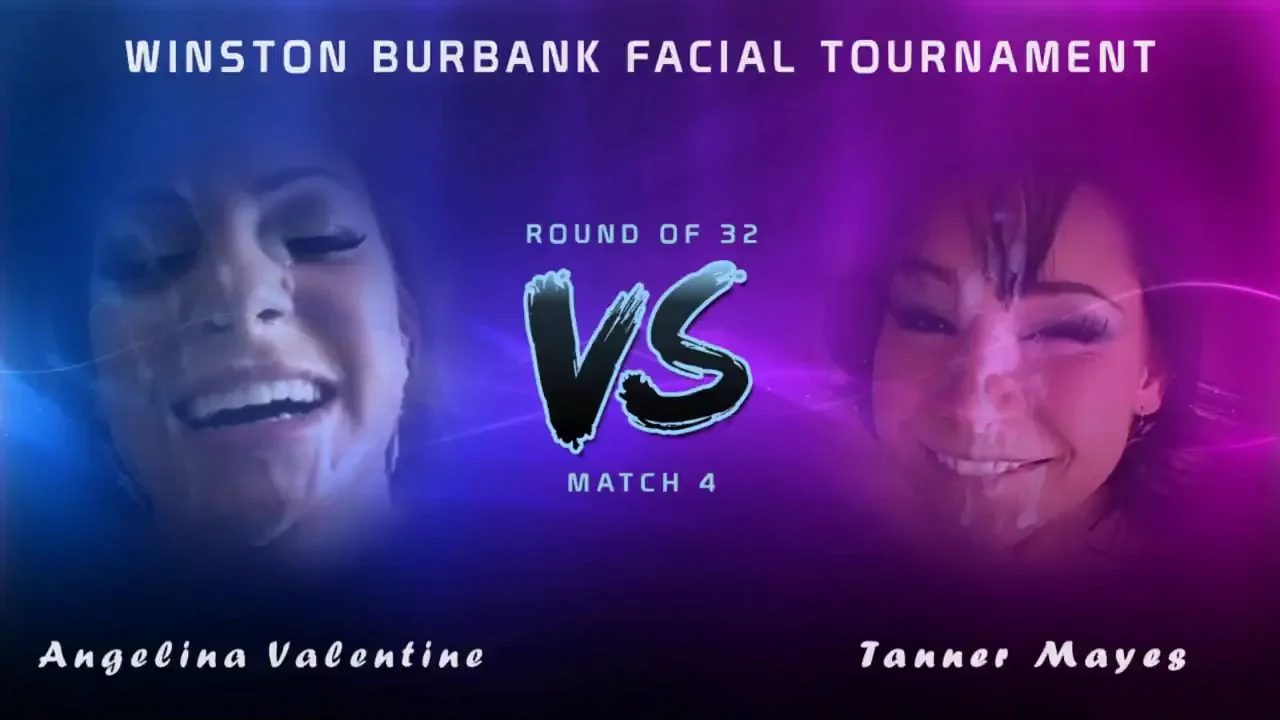 Winston Burbank Facial Tournament - Round of 32 - Match 4 - Angelina Valentine vs. Tanner Mayes (Link to poll in comments)