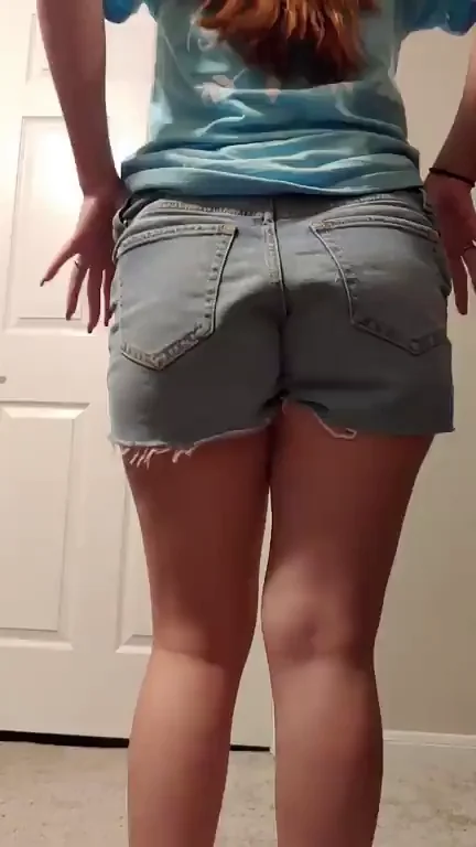 The shorts weren't made to stay on for long!