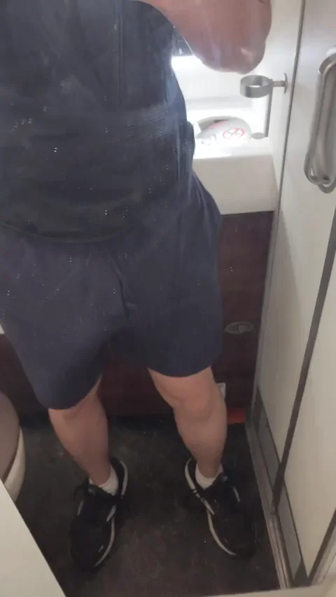 Thick dick at 37,000ft in the air