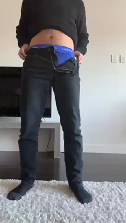 My slow-mo cock reveal. Thoughts?