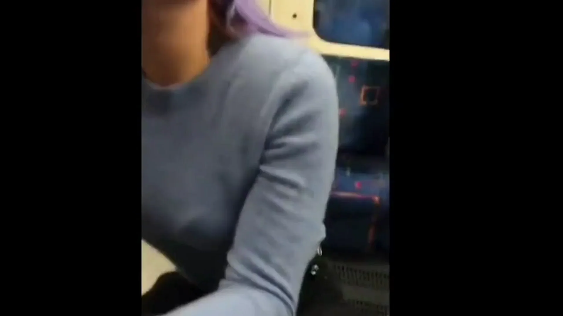 🔥 Busty Redhead Slut Deepthroats Cock on the Bus 🍆💦