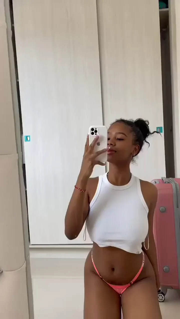 Stepbro, Pick My Juicy Ebony Ass or Tight Pussy? 🍑💦
